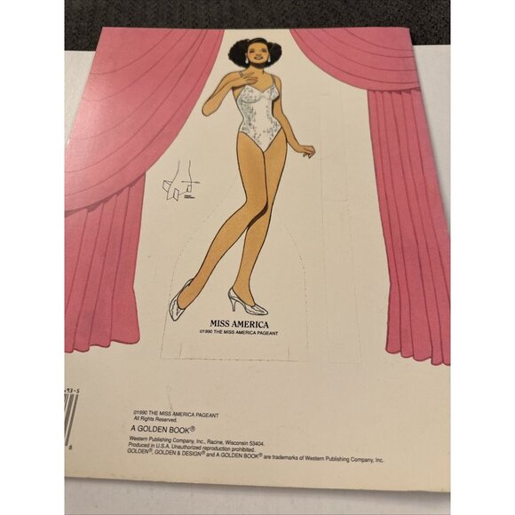 Vintage Golden Miss America Paper Dolls Doll Book PD3 - Picture 2 of 5